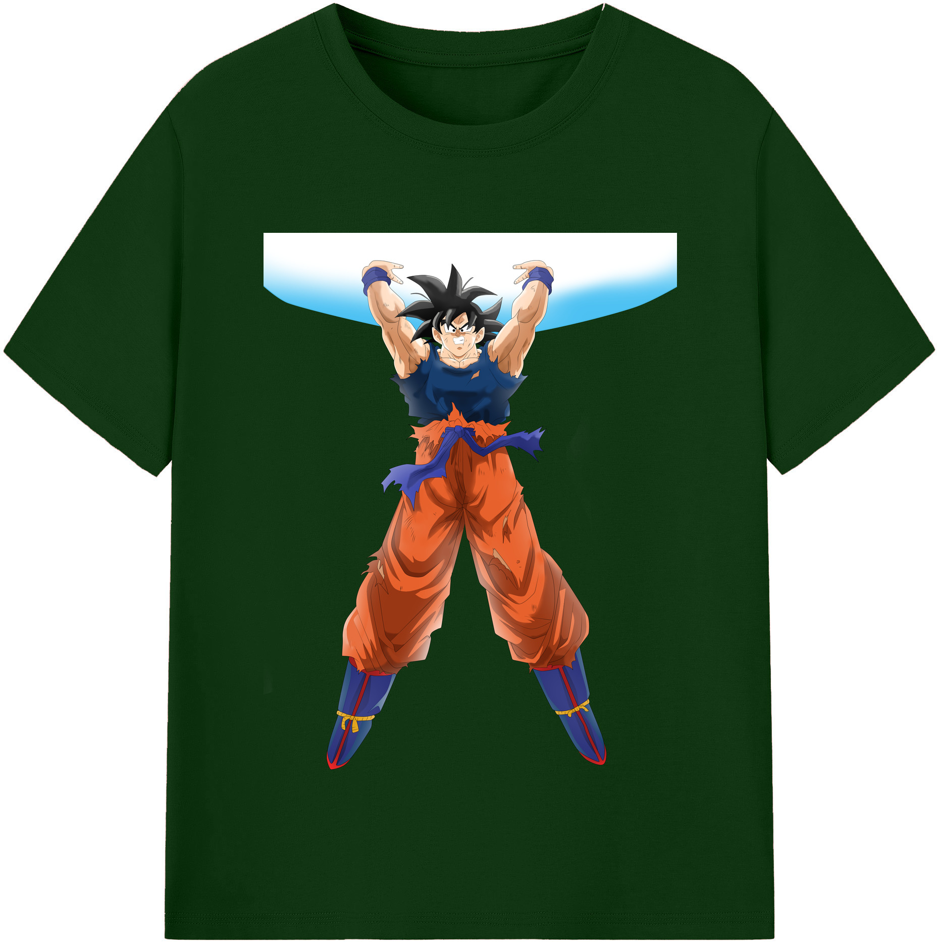 （画像用） ドラゴンボール 孫悟空（そん ごくう）Son Goku カカロット DRAGON BALL Kakarotto 綿100％半袖Tシャツ（フロントプリント）